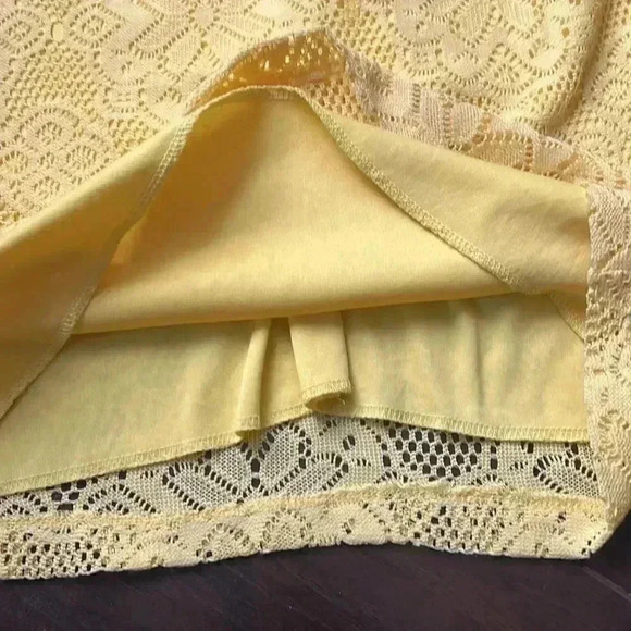 🌸3/$30🌸cato | Vintage style  yellow lace dress - Picture 4 of 8